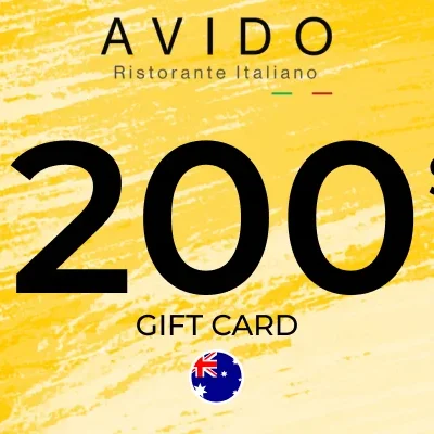 Avido Ristorante Gift Card 200 AUD Key - AUSTRALIA