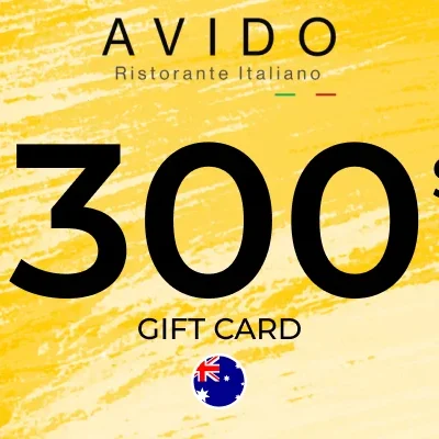 Avido Ristorante Gift Card 300 AUD Key - AUSTRALIA