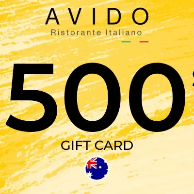Avido Ristorante Gift Card 500 AUD Key - AUSTRALIA
