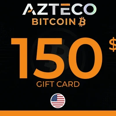 Azteco Bitcoin Voucher - Lightning Gift Card 150 USD Key - UNITED STATES