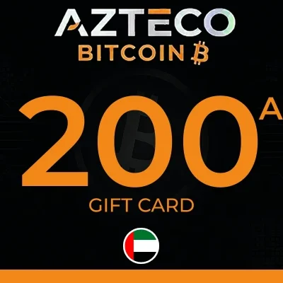 Azteco Bitcoin Voucher - Lightning Gift Card 200 AED Key - UNITED ARAB EMIRATES