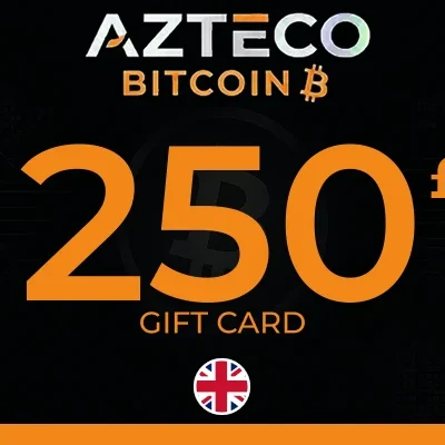 Azteco Bitcoin Voucher - Lightning Gift Card 250 GBP Key - UNITED KINGDOM