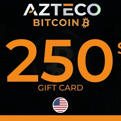 Azteco Bitcoin Voucher - Lightning Gift Card 250 USD Key - UNITED STATES