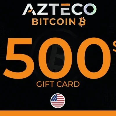 Azteco Bitcoin Voucher - Lightning Gift Card 500 USD Key - UNITED STATES