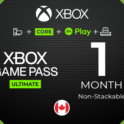 Xbox Game Pass Ultimate - 1 Month Non-Stackable Key - CANADA